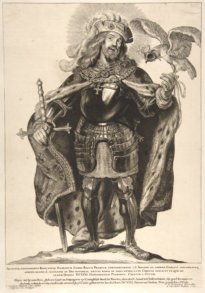 St. Bavo, from the series Saints of North and South Netherlands MET DP809920