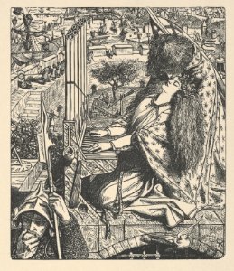 St. Cecily - Cecilia (Illustration for The Palace of Art in Tennyson's Poems, New York, 1903) MET DP835736