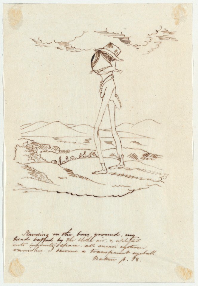 Standing on the Base Ground...I Become a Transparent Eyeball (Illustration for Ralph Waldo Emerson's "Nature") MET DP877034