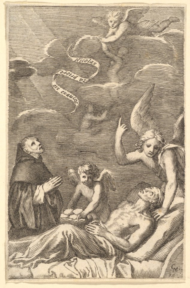 St. Nicolas Praying for a Dying Man MET DP822273