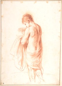 Standing Youth Seen from Behind Holding a Bowl (Ganymede?) MET DP810206