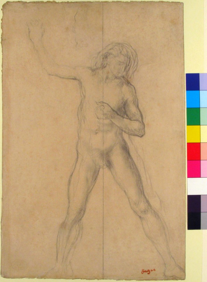 Standing Nude Youth, with right arm raised MET 1974.280