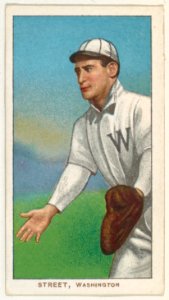 Street, Washington, American League, from the White Border series (T206) for the American Tobacco Company MET DP843252