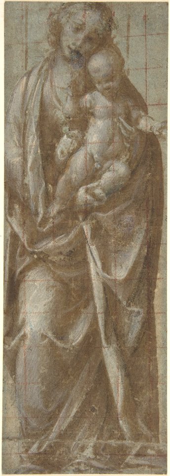 Standing Virgin Holding the Christ Child MET DP809473