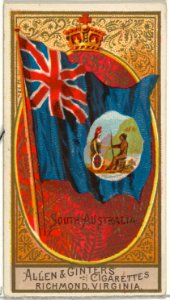 South Australia, from Flags of All Nations, Series 2 (N10) for Allen & Ginter Cigarettes Brands MET DP841398