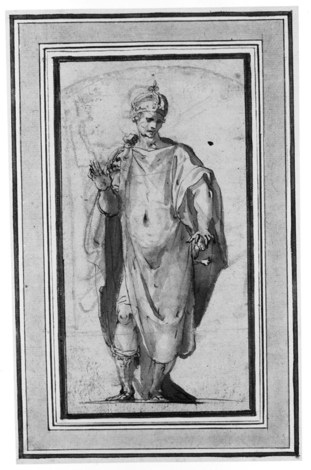 Standing Figure of a Warrior King MET 174379
