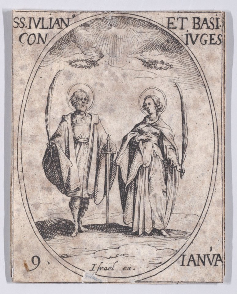 St. Julian and St. Basilessa Met DP890798