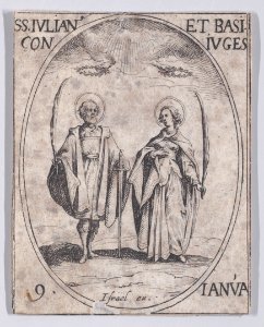 St. Julian and St. Basilessa Met DP890798