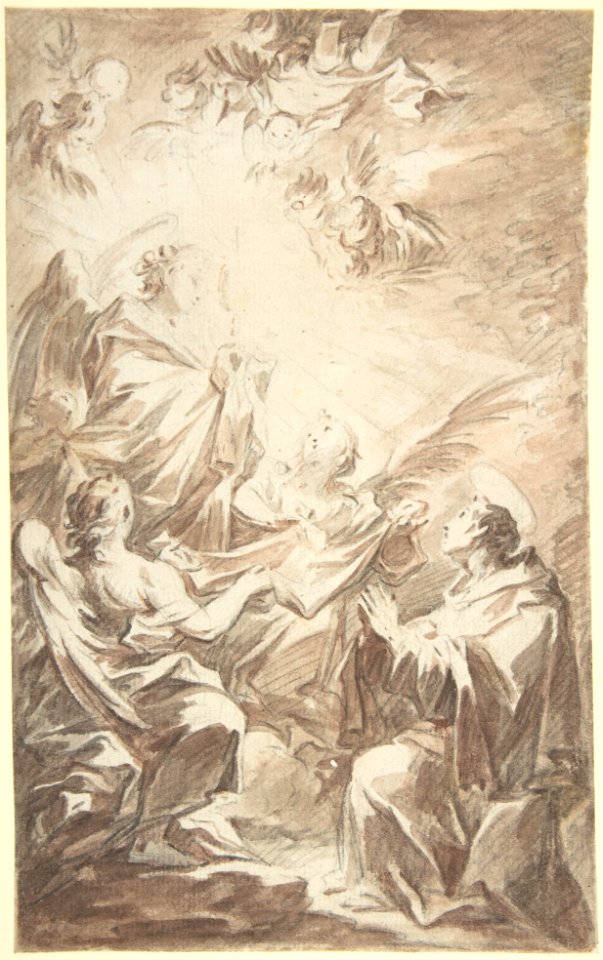 St. Paschal Baylon Adorning the Blessed Sacrament MET DP800245