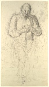 Standing Figure of a Man with a Staff MET DP119708
