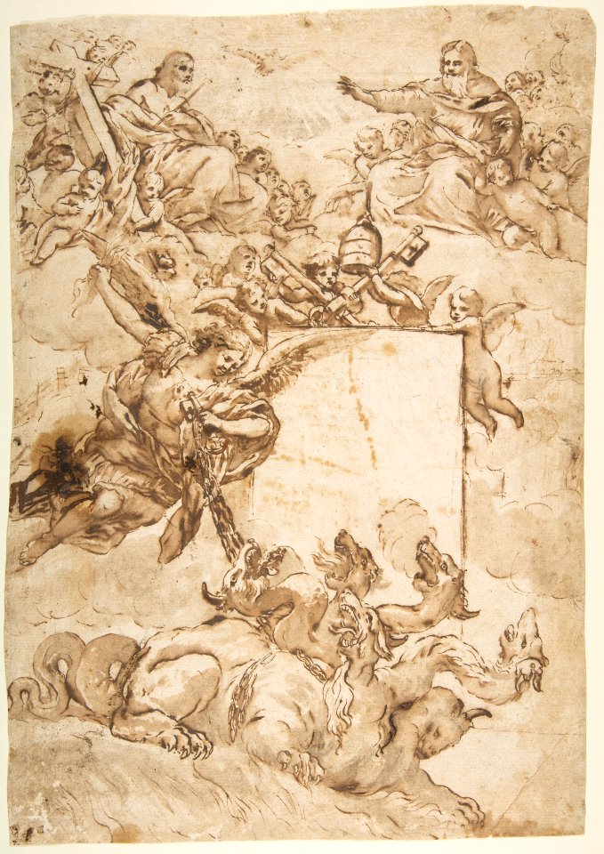 St. Michael Expurging Heresy. MET DP812539