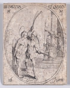 St. Julietta and St. Quiricus, Martyrs Met DP890999