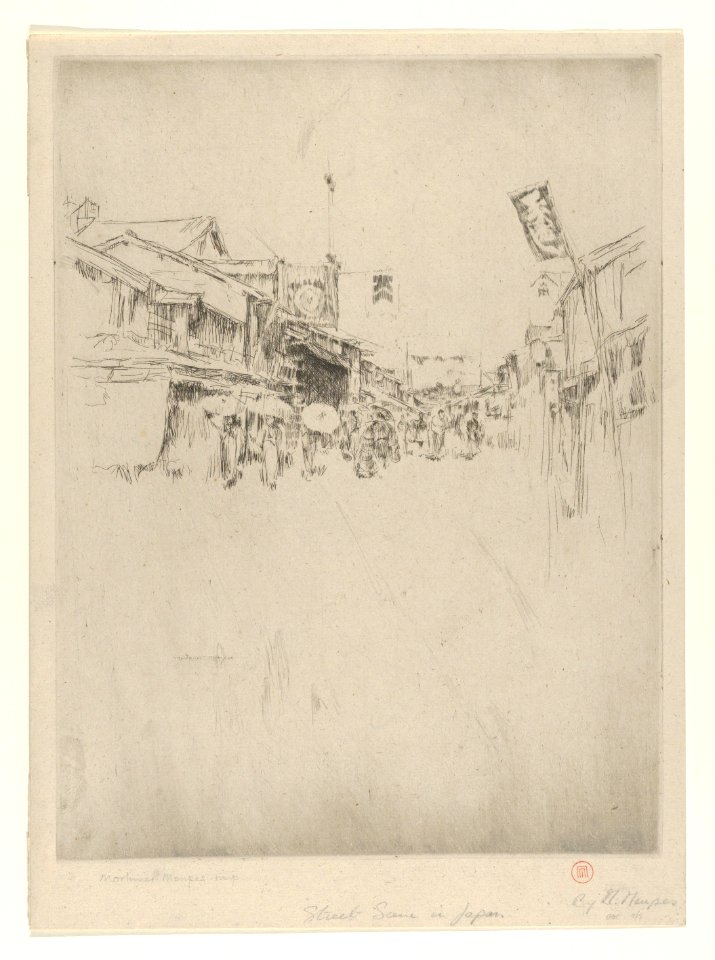 Street Scene in Japan MET DP854140