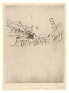 Street Scene in Japan MET DP854140