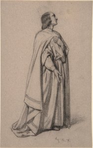 Standing Figure of a Robed Man MET DP805711