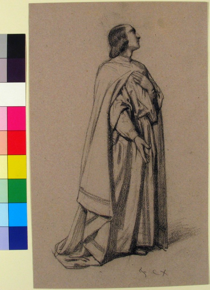 Standing Figure of a Robed Man MET 60.620.205