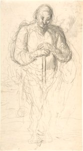 Standing Figure of a Man with a Staff MET DP805806