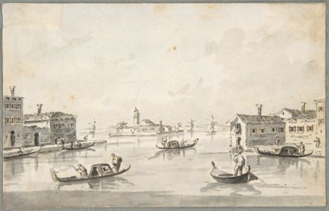 The Punta di San Giobbe, with the Island of San Secondo in the Distance MET DP810097