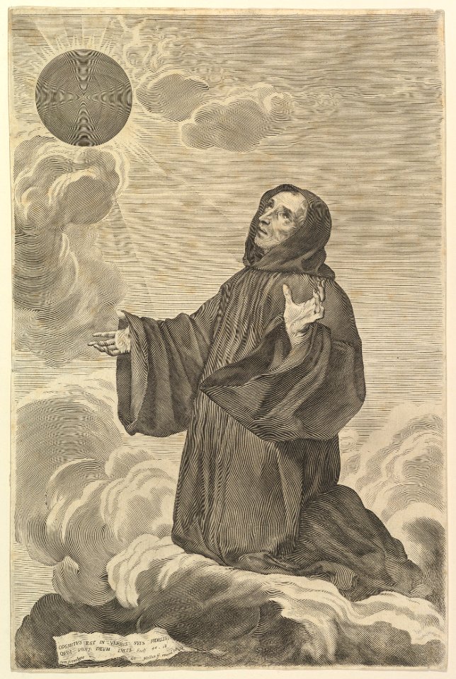 St. Benedict in Ecstasy MET DP822680