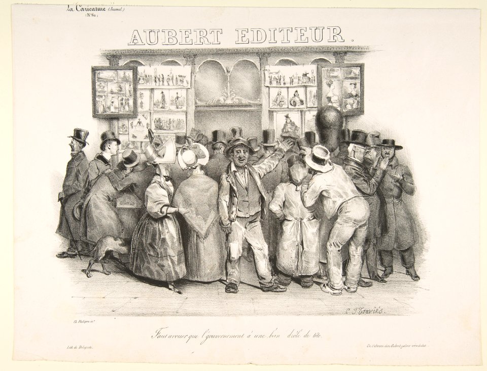 The Publisher Aubert (You must admit the government has a comic appearance) MET DP813279