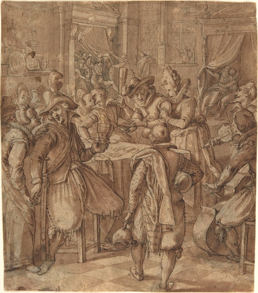 The Prodigal Son Squanders his Fortune with Prostitutes MET DP802895