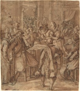The Prodigal Son Squanders his Fortune with Prostitutes MET DP802895