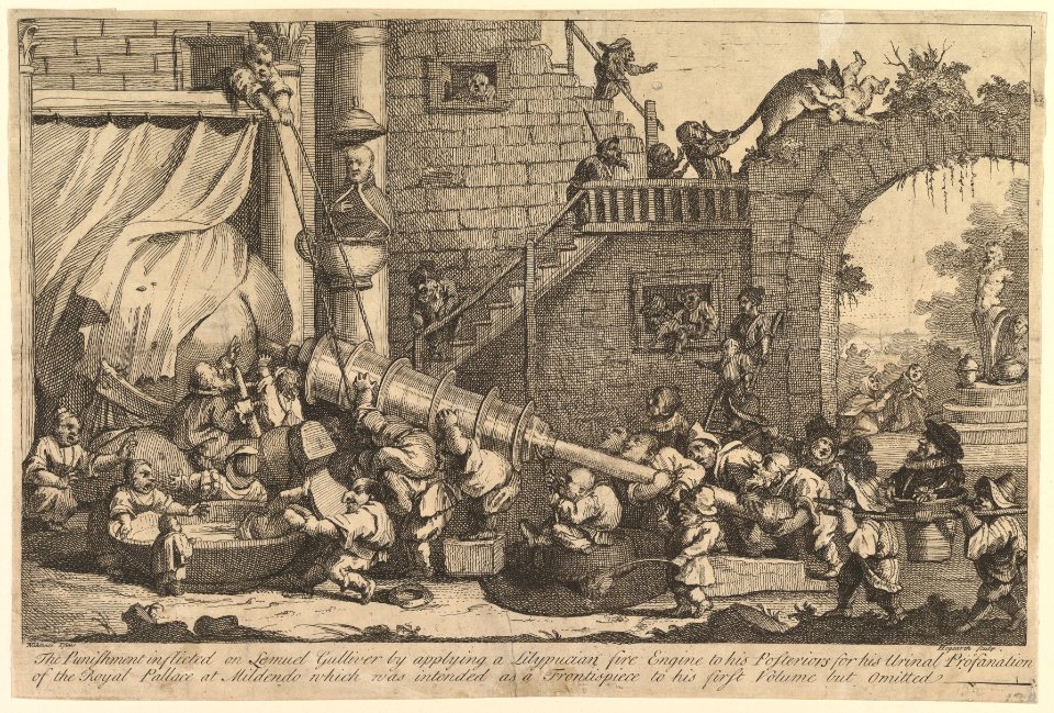 The Punishment Inflicted on Lemuel Gulliver MET DP824954