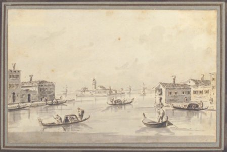 The Punta di San Giobbe, with the Island of San Secondo in the Distance MET 59.23.48