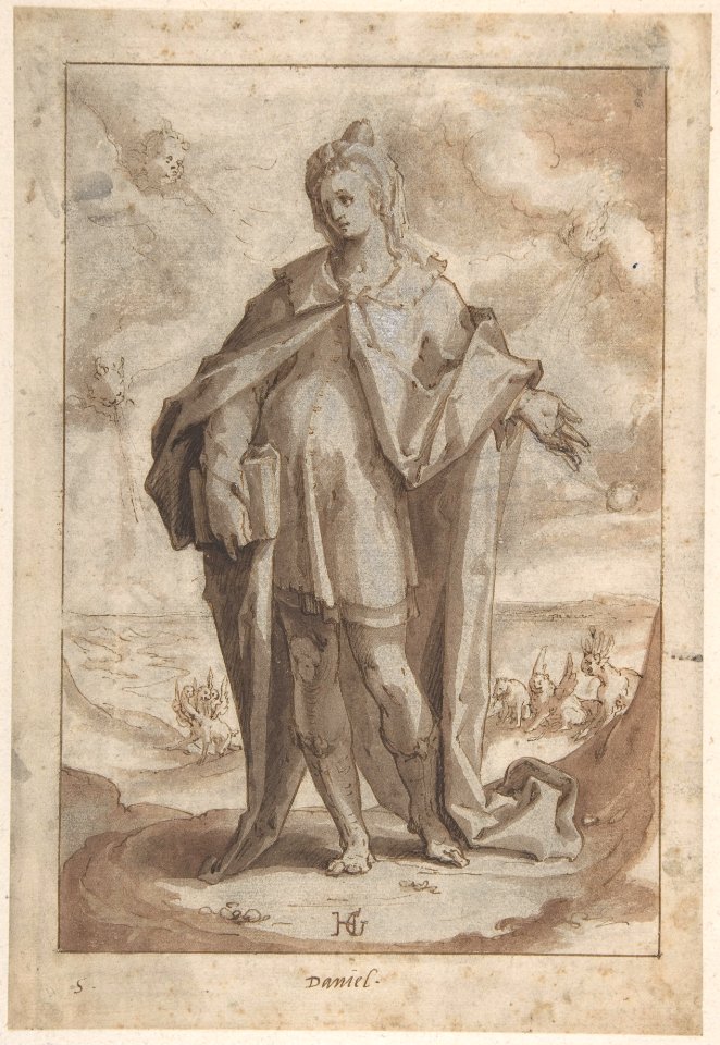The Prophet Daniel in a Landscape MET DP801379