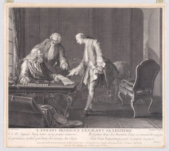 The Prodigal Son Demanding his Inheritance Met DP887766
