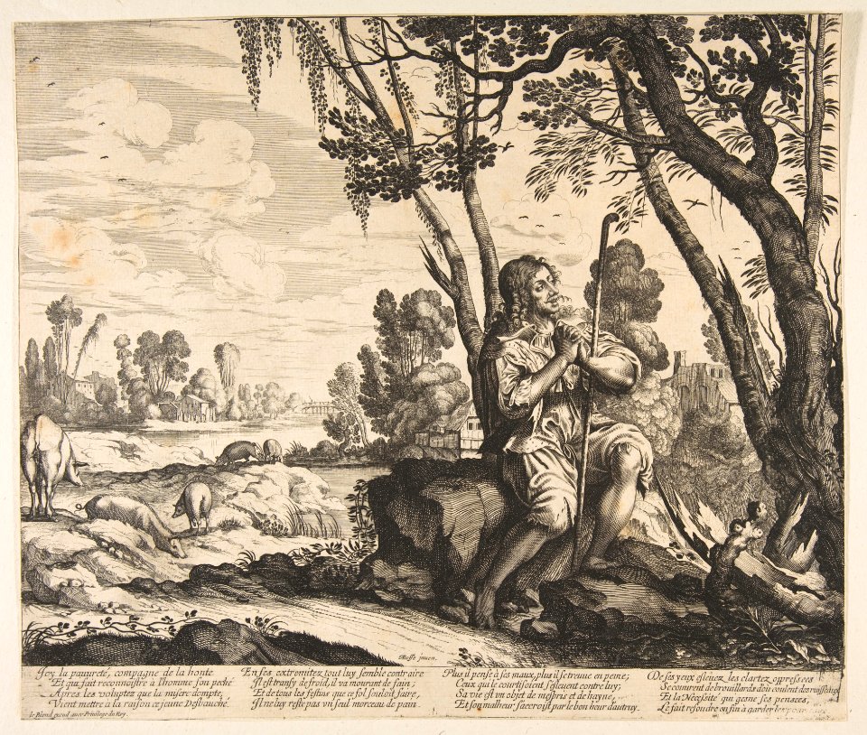 The Prodigal Son Guarding Pigs MET DP817887