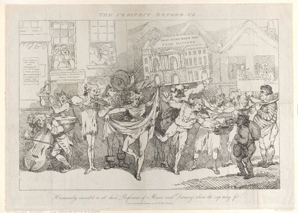 The Prospect Before Us, Humanely Inscrib'd to all those Professors of Music and Dancing Whom the Cap May Fit Met DP884428