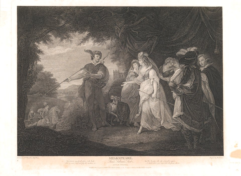 The Princess, Rosaline, etc. (Shakespeare, Love's Labour Lost, Act 4, Scene 1) MET DP859573