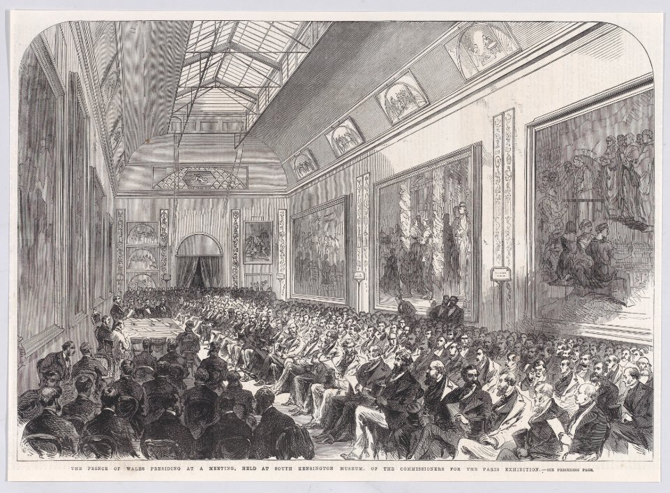 The Prince of Wales Presiding at a Meeting Met DP888826