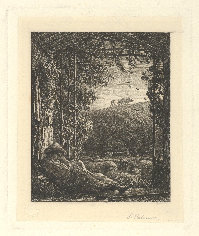 The Sleeping Shepherd; Early Morning MET DP843408
