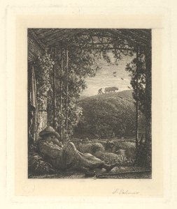The Sleeping Shepherd; Early Morning MET DP843408
