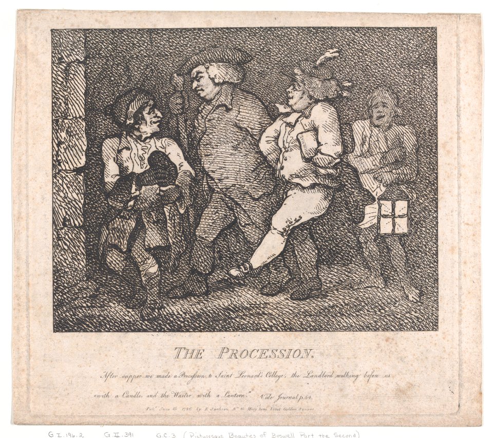 The Procession to St. Leonard's College (Picturesque Beauties of Boswell, Part the Second) MET DP871880
