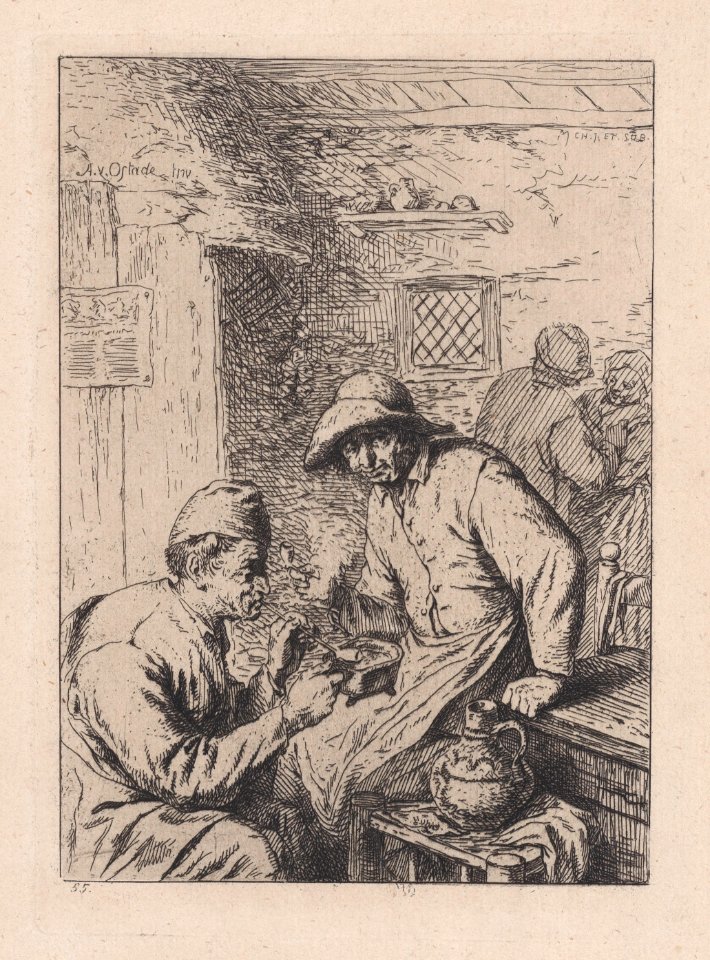 The Smokers, after Ostade Met DP888893