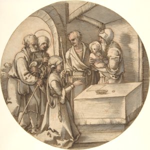 The Presentation of the Infant Jesus in the Temple MET DP802890