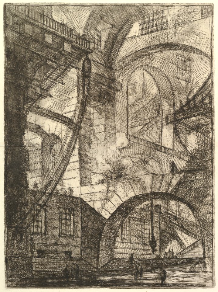 The Smoking Fire, from Carceri d'invenzione (Imaginary Prisons) MET DP828184