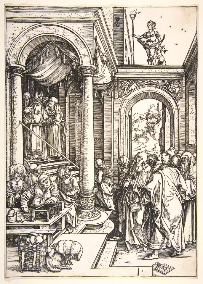 The Presentation of the Virgin in the Temple, from The Life of the Virgin MET DP816157