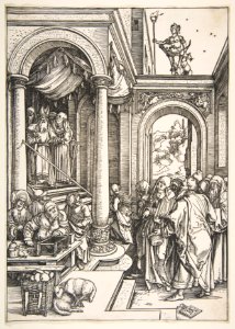 The Presentation of the Virgin in the Temple, from The Life of the Virgin MET DP816157