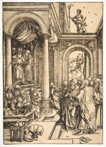 The Presentation of The Virgin in the Temple, from The Life of The Virgin MET DP816159