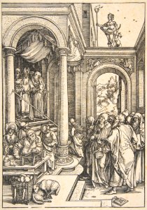 The Presentation of the Virgin in the Temple, from The Life of the Virgin MET DP816156