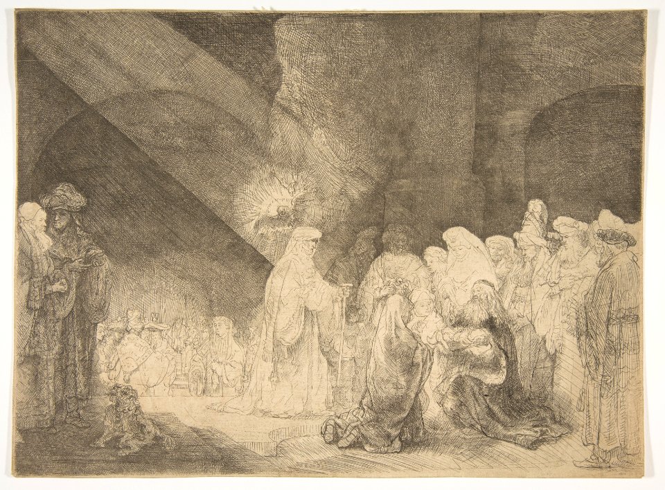 The Presentation in the Temple- Oblong Plate MET DP814568
