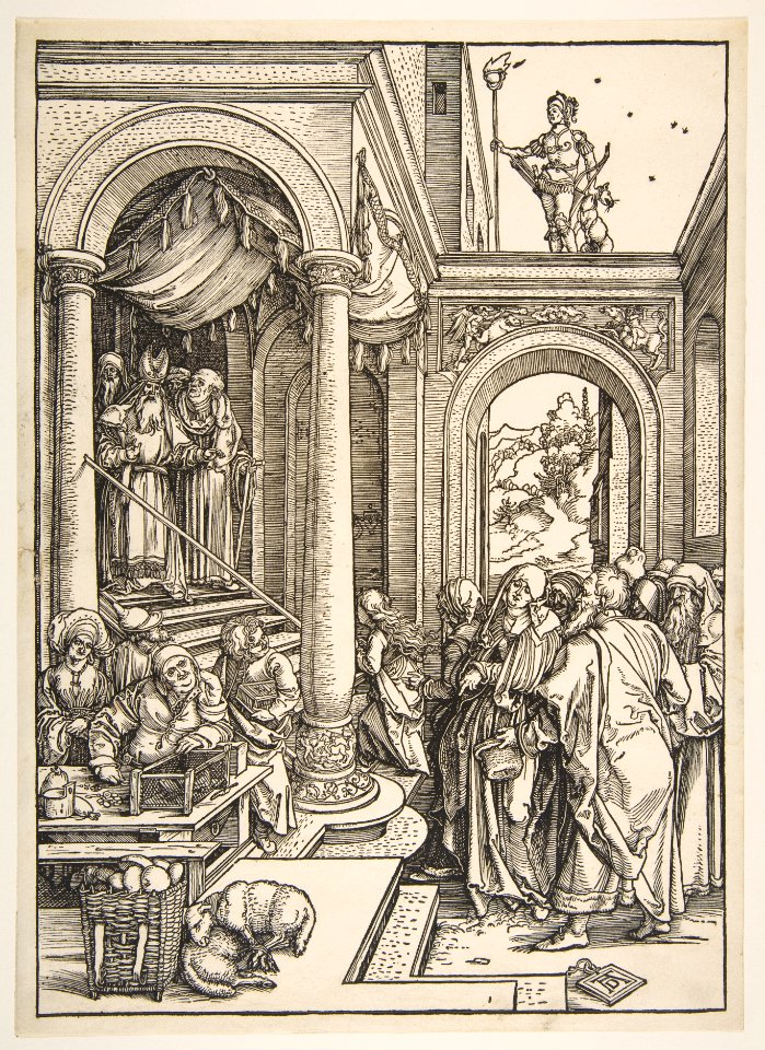 The Presentation of the Virgin in the Temple, from The Life of the Virgin MET DP816158