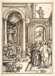 The Presentation of the Virgin in the Temple, from The Life of the Virgin MET DP816158