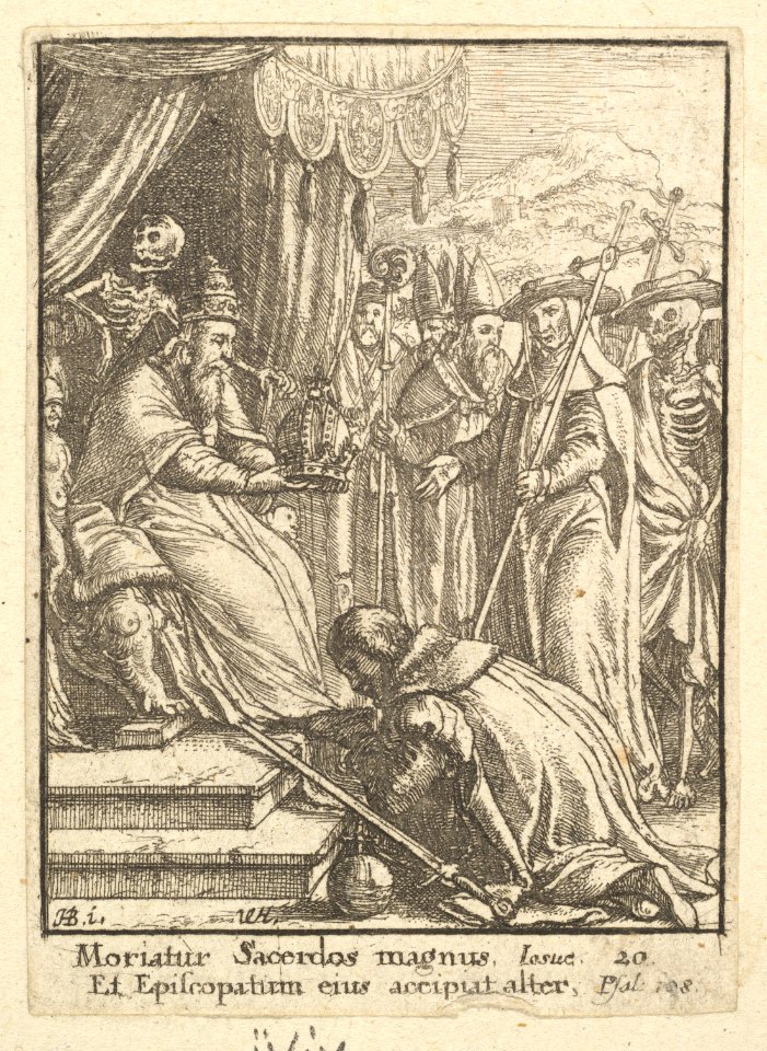The Pope, from the Dance of Death MET DP822831
