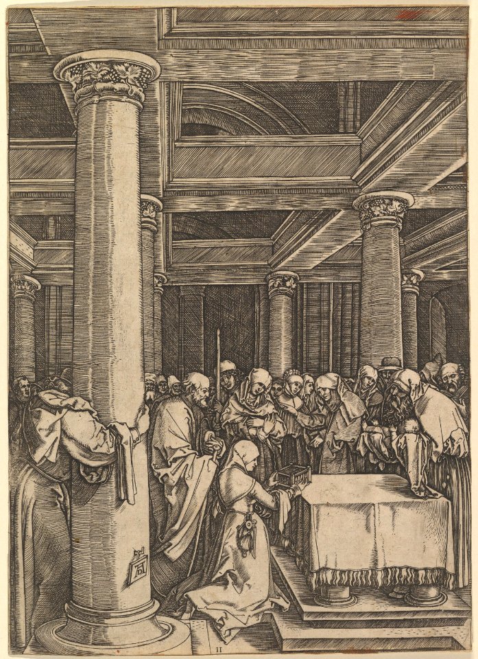 The presentation of Jesus to Simeon in the temple, after Dürer MET DP820353