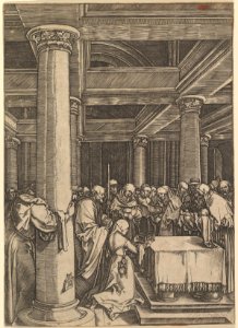 The presentation of Jesus to Simeon in the temple, after Dürer MET DP820353